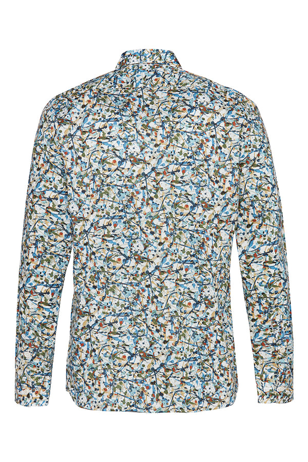 TUTOR504 アートプリントシャツ / UNICA マルチカラー