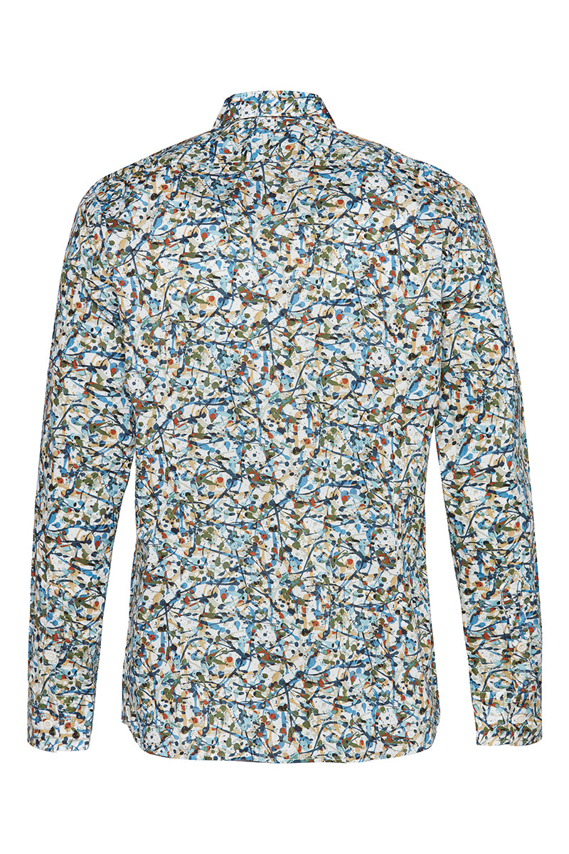 TUTOR504 アートプリントシャツ / UNICA マルチカラー