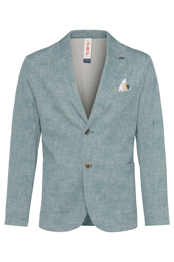 EASYX585 バーズアイプリントジャケット / MOSTARADA マスタード