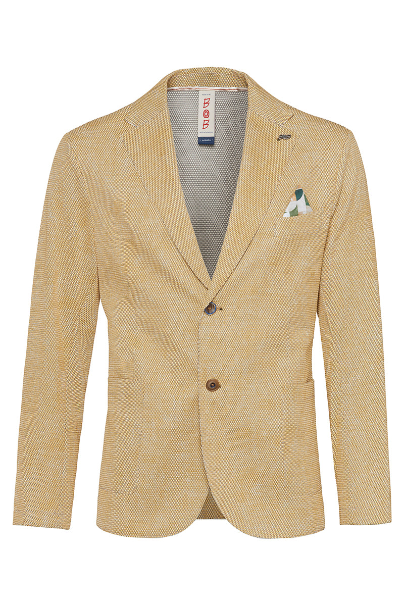 EASYX585 バーズアイプリントジャケット/ ROSA ピンク系