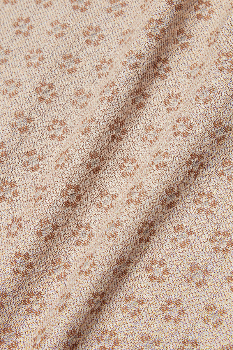 JAKE571 フラワープリントパターンジャケット / NOCE ウォールナットブラウン