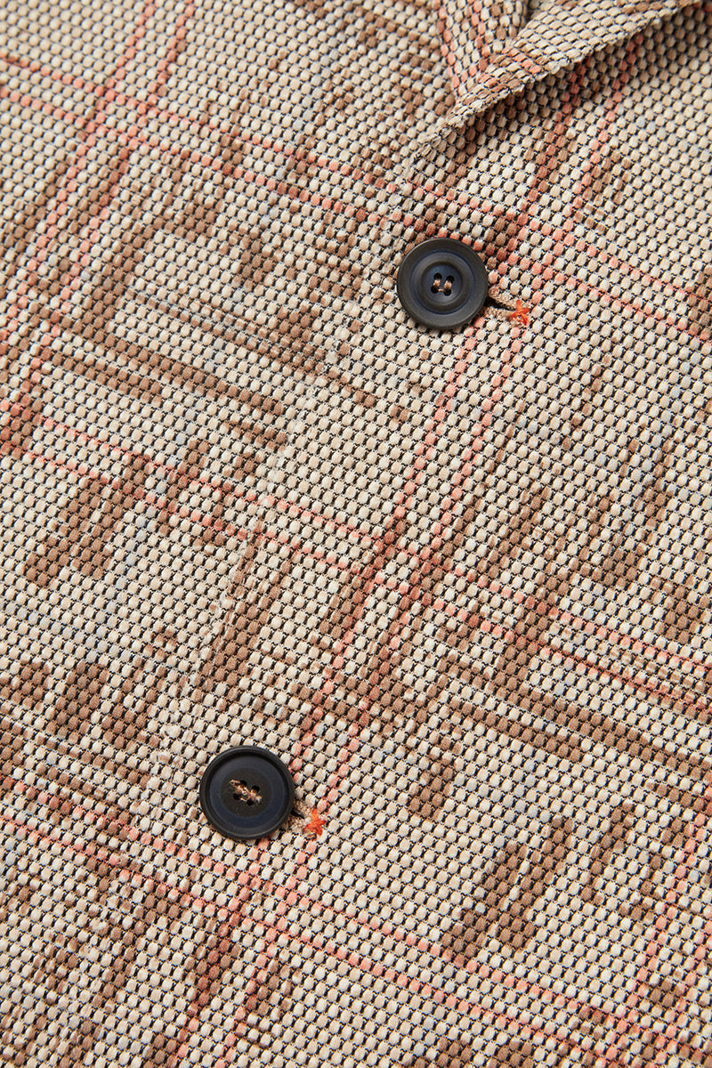 PICKY584 カスリ調グレンチェックジャケット / VAR2 ベージュ