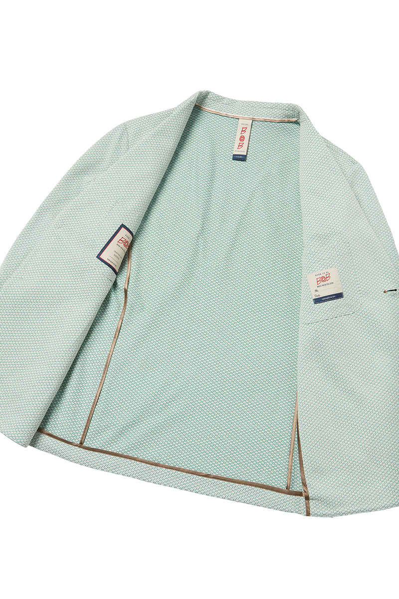 JAKE586 ロゴジャガードジャケット / SMERALDO エメラルド