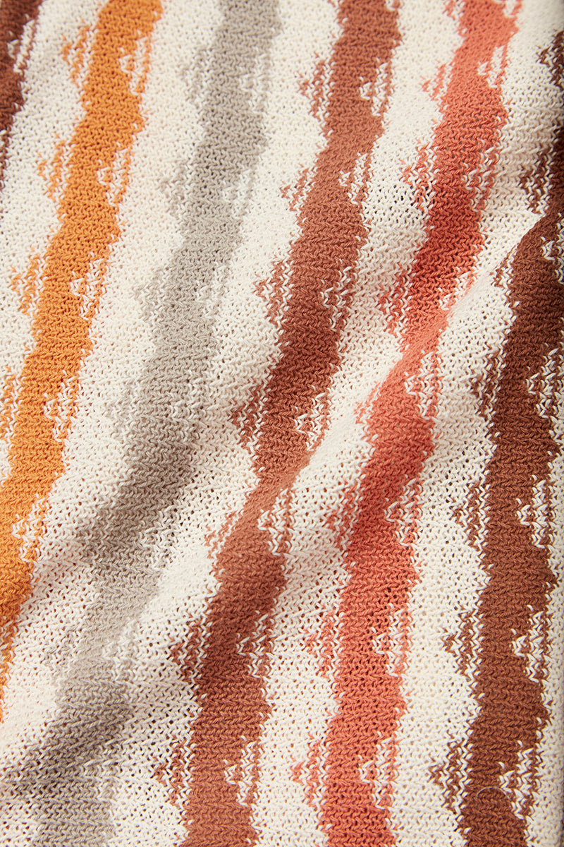 MOP576 ダブルブレストストライプジャケット / VAR1 オレンジベース