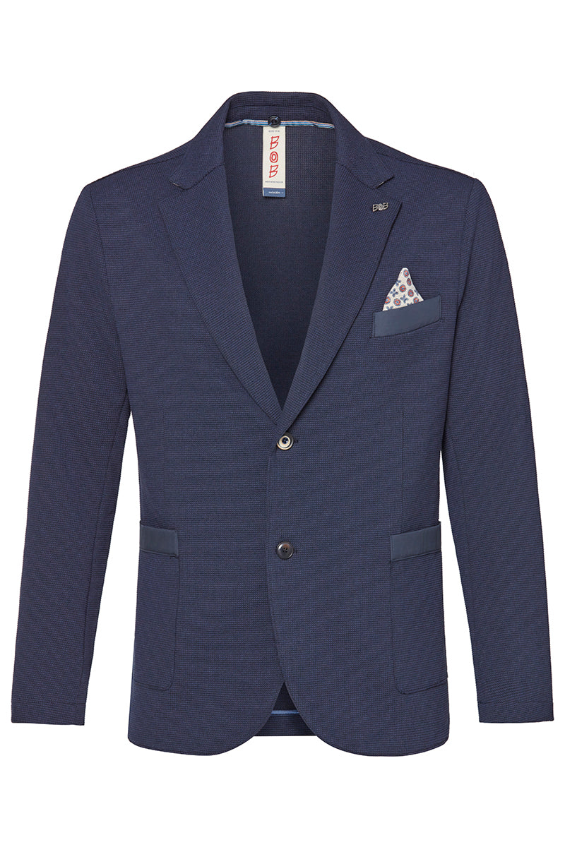 MICK581 日本別注 コットンブレンド・デタッチャブルフーディッドジャケット / NAVY ネイビー系