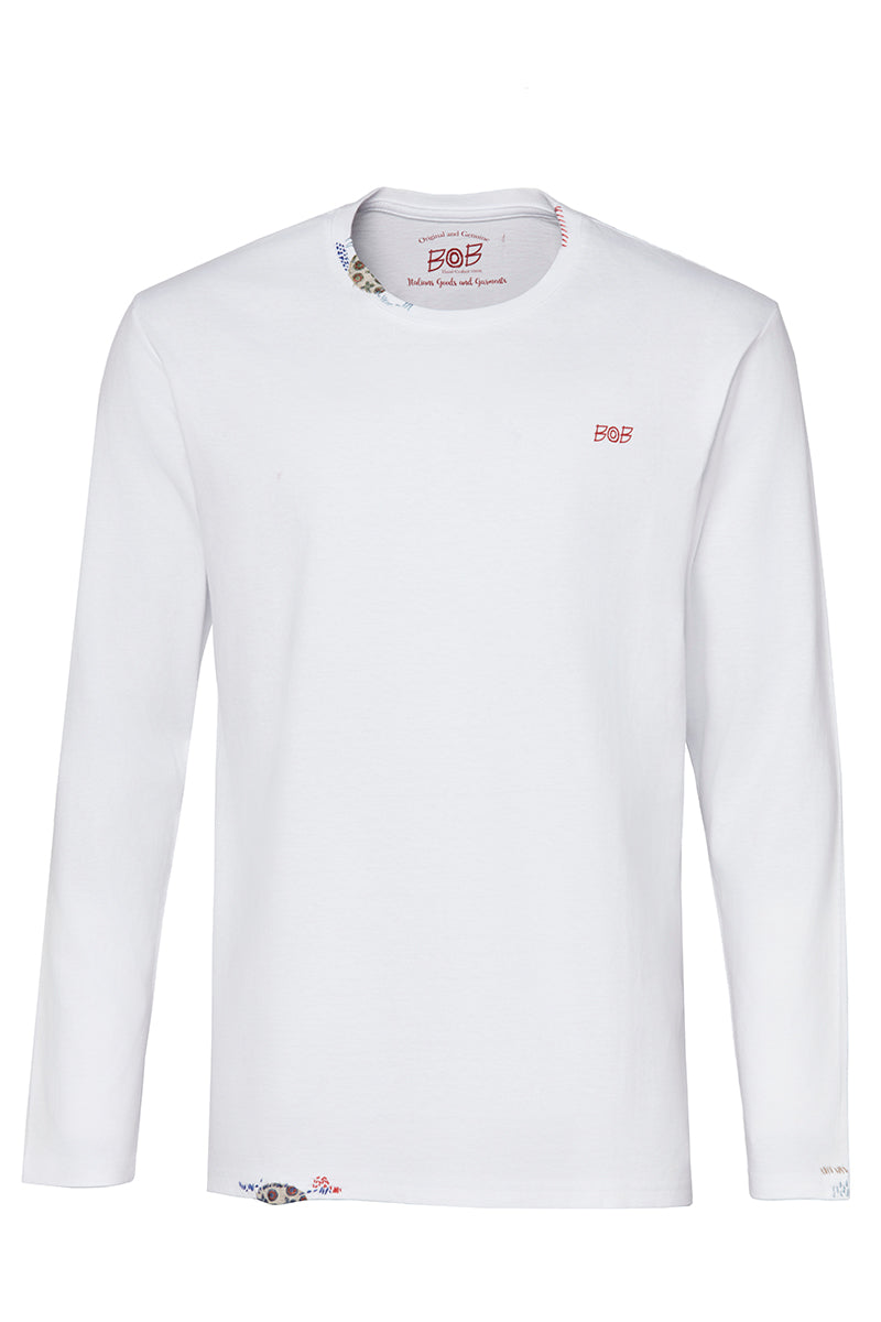 DALLAS 日本別注 ワンポイントロゴロングTEE / BIANCO ホワイト系 BOB 