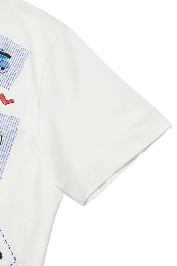 MALIBU パッチワークTシャツ / CREMA クリーム