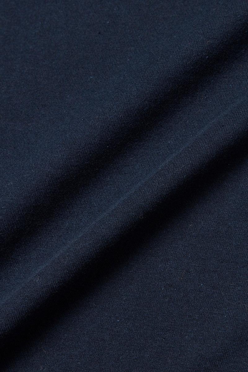 TEXAS 日本別注 BOBロゴ ロングTEE / BLU ネイビー系