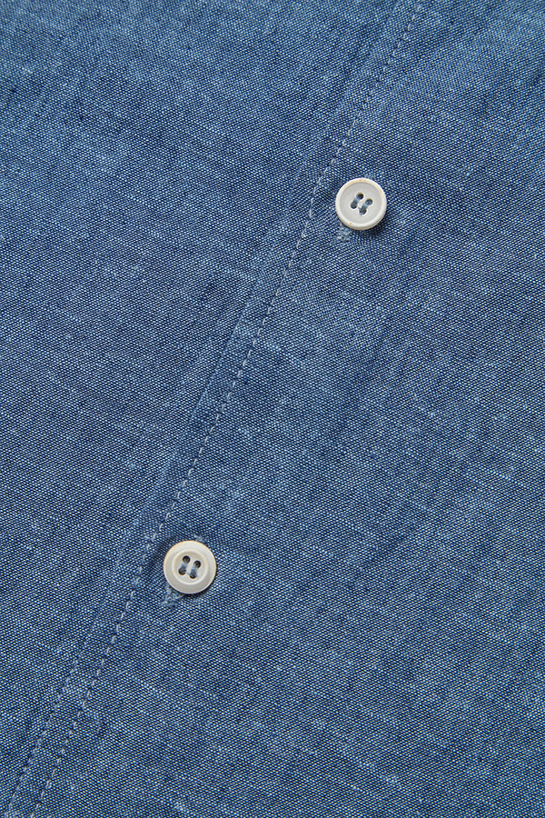 LOP519R エンブロイダリーリネンシャツ / JEANS インディゴ