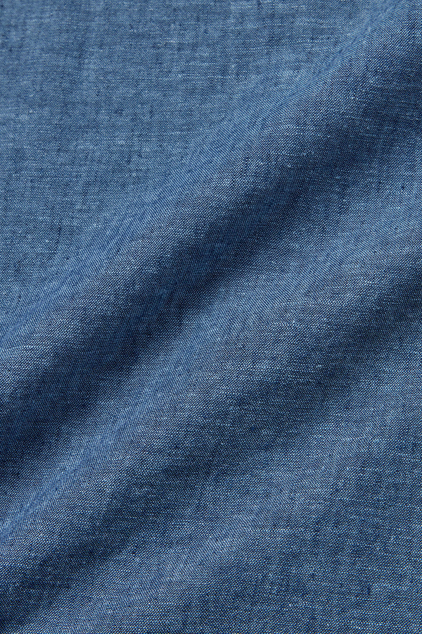 LOP519R エンブロイダリーリネンシャツ / JEANS インディゴ