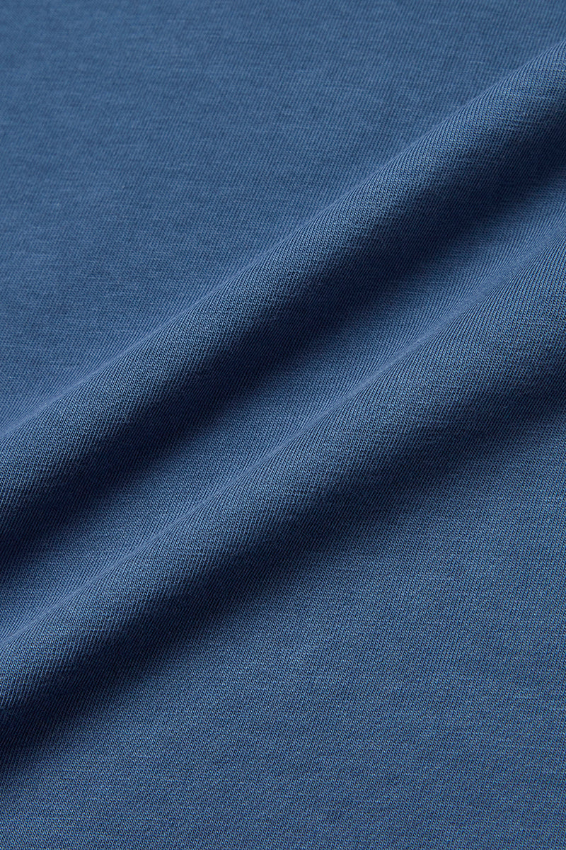 MALIBU パッチワークTシャツ / INCHIOSTRO ディープブルー