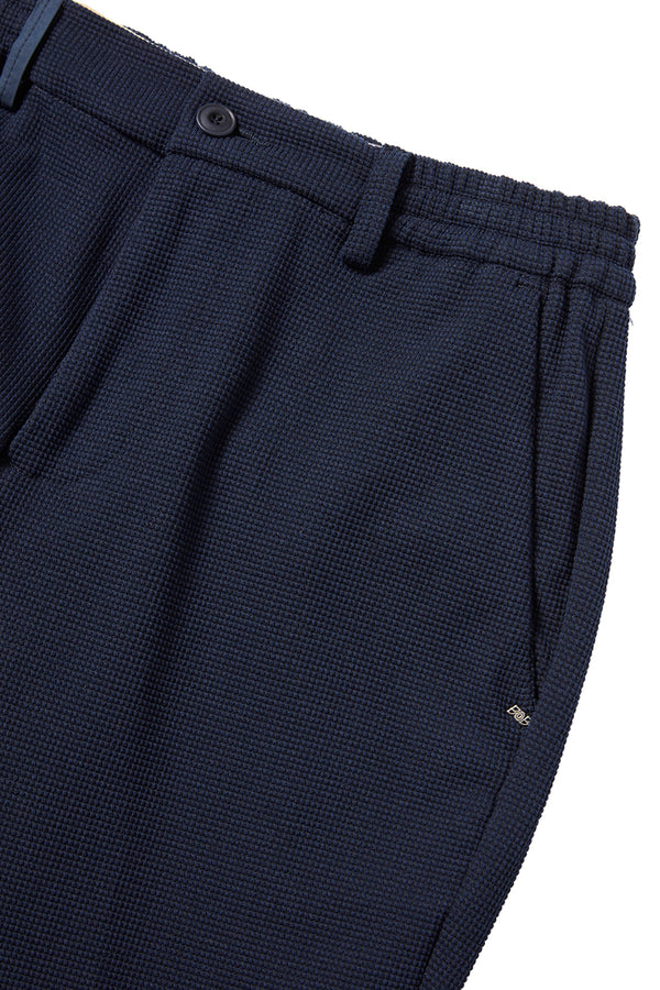 RUN581 日本別注 コットンブレンド・コンフォート テーパードパンツ / NAVY ネイビー系