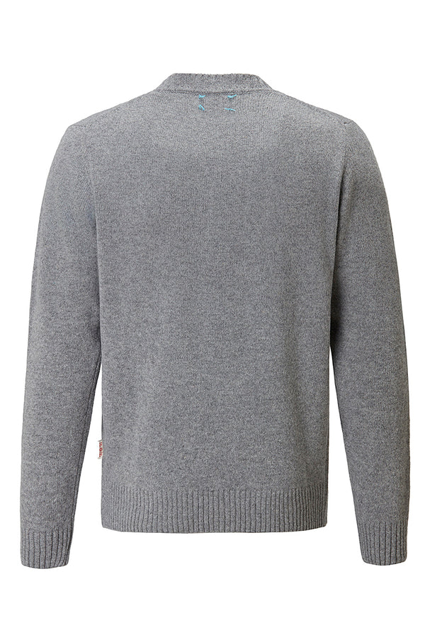 SCOTT ハンドステッチヴィンテージモチーフニット / COL:GRIGIO グレー系