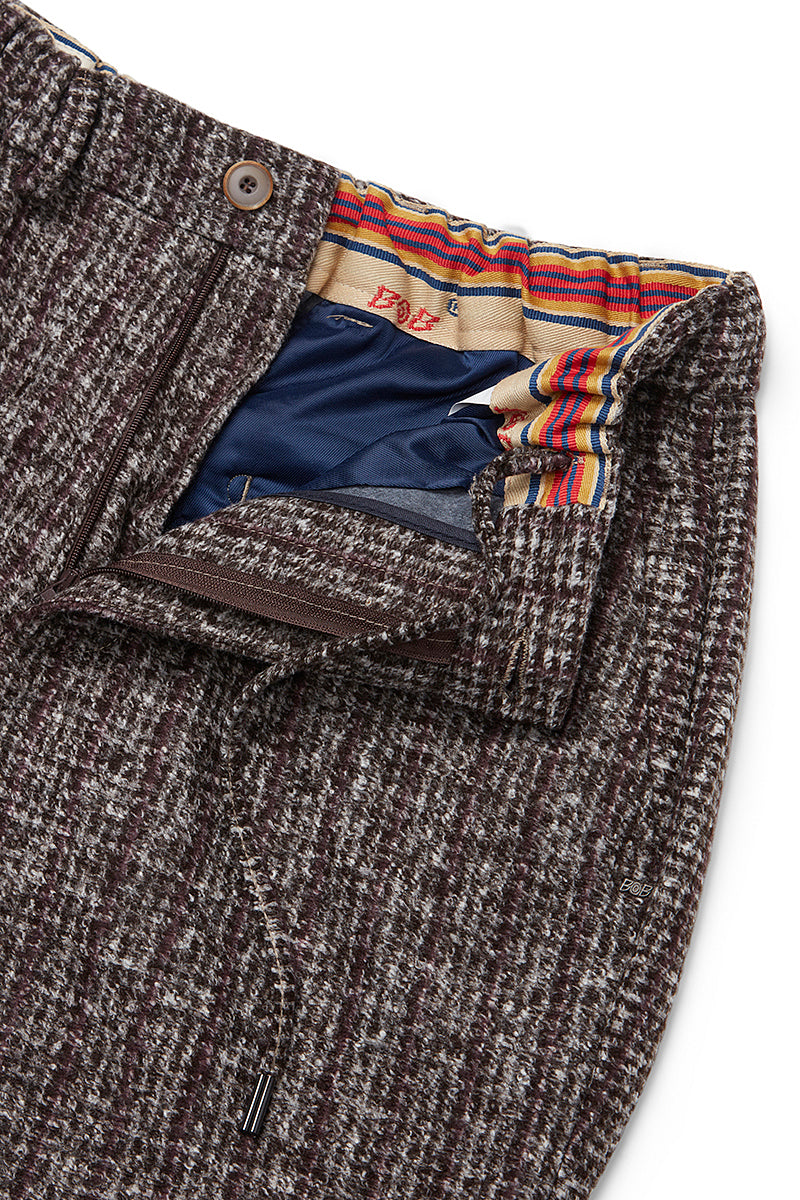 RUN203シャドーストライプウールパンツ / COL:VAR2 ベージュ系