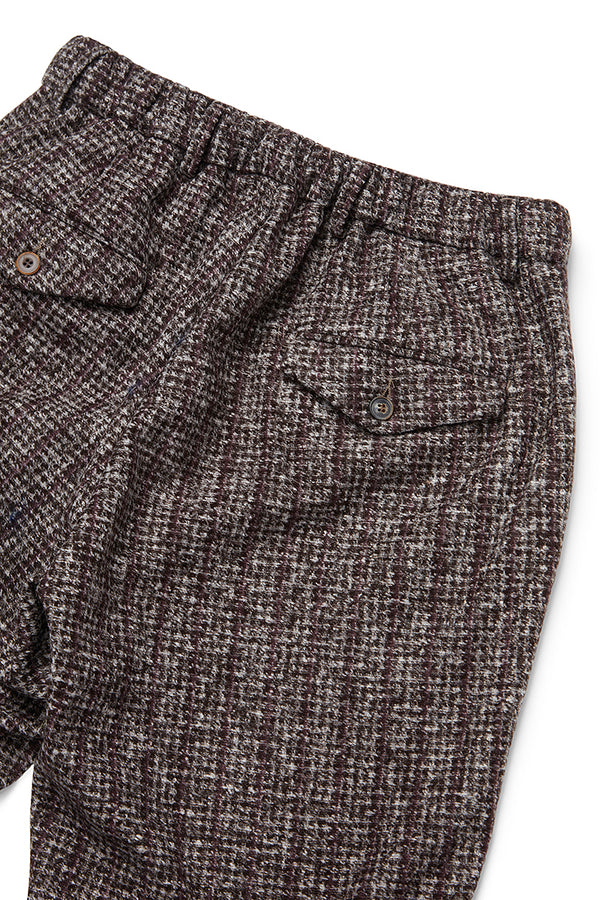 RUN203シャドーストライプウールパンツ / COL:VAR2 ベージュ系