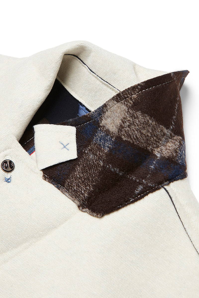 AND153 ボンディングチェスターコート / COL:PANNA ホワイト系