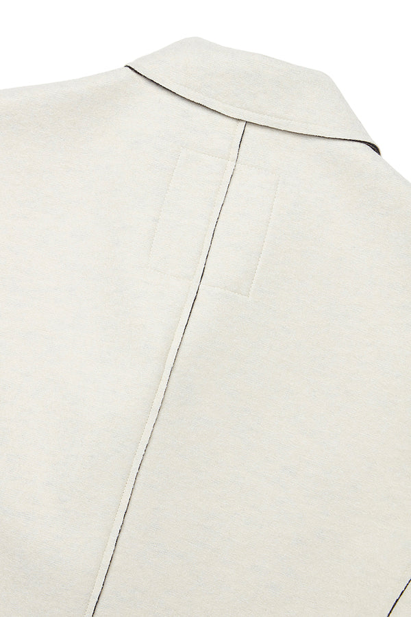 AND153 ボンディングチェスターコート / COL:PANNA ホワイト系