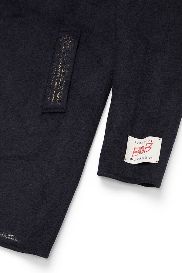 OPEN ハンドペイントデザインチェスターコート / COL:NOTTE ネイビー系