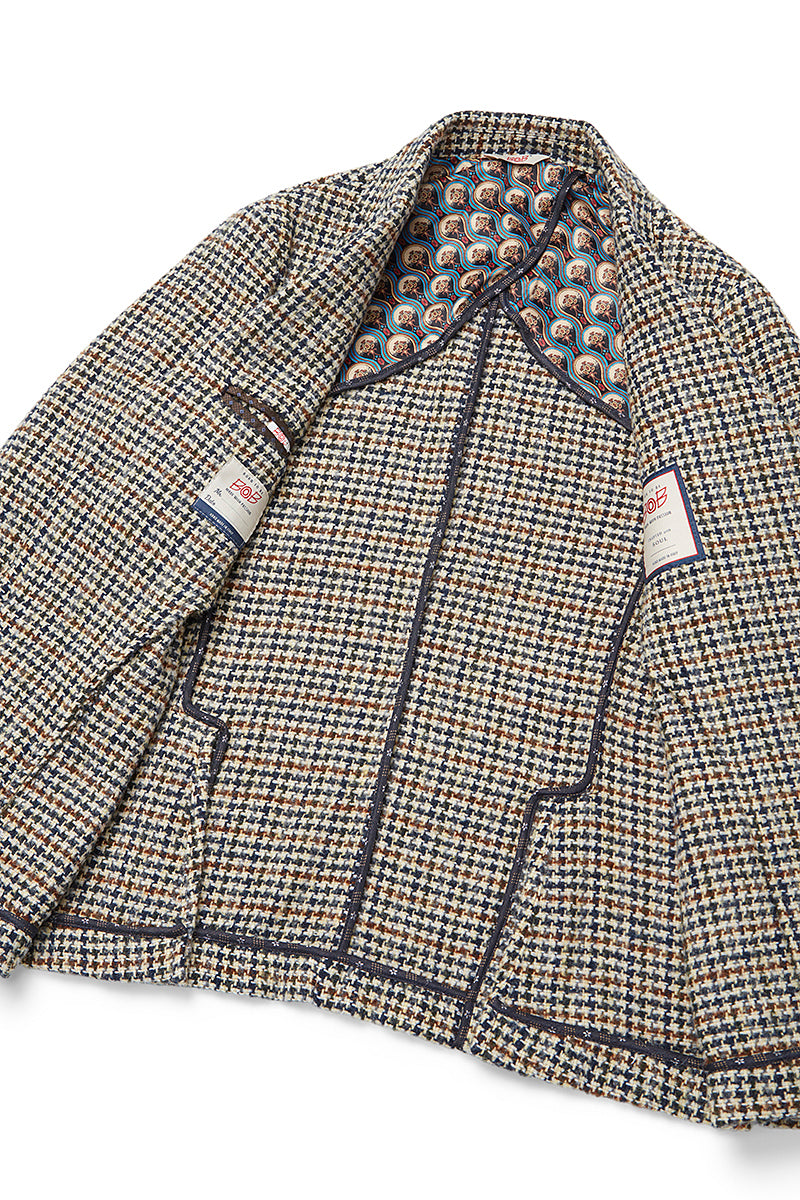 POCK123T ガンクラブチェックパターンジャケット / Col:VAR3 グリーン系