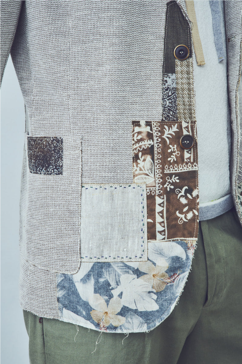 【25SS新作】Handmade Embroidery Jacket / №074753134 / Col:NOCE クルミ