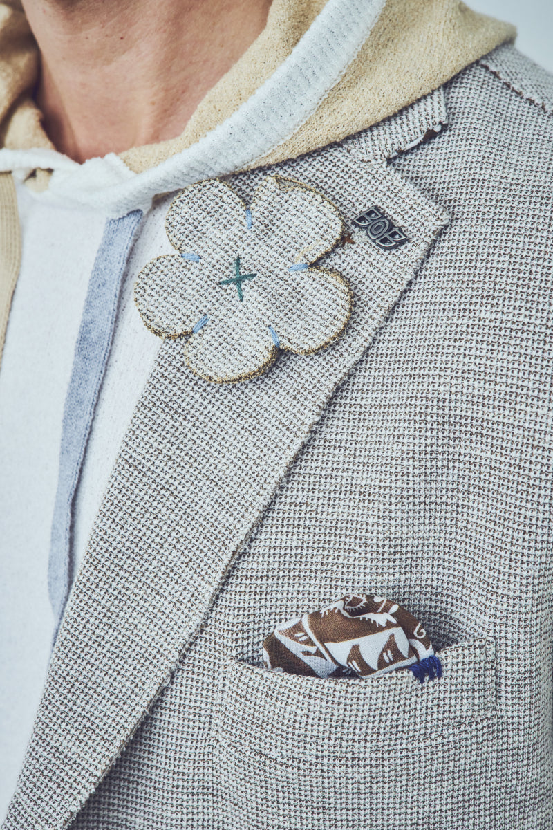【25SS新作】Handmade Embroidery Jacket / №074753134 / Col:NOCE クルミ