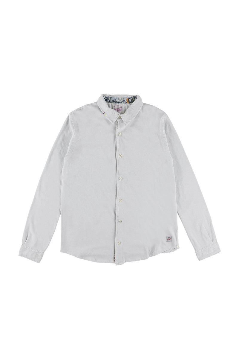 ストレッチ フルスリーブポロシャツ / Col:PERLA