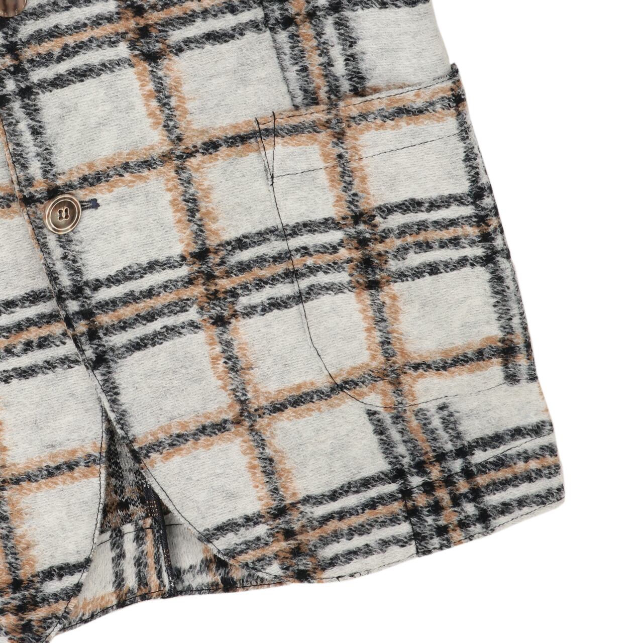 タータンチェックジャケット / COL:VAR1 ホワイト系