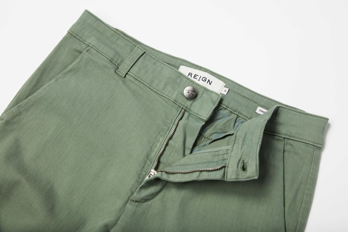 【REIGN】ストレッチチノパンツ / Col:BETULLA カーキ系