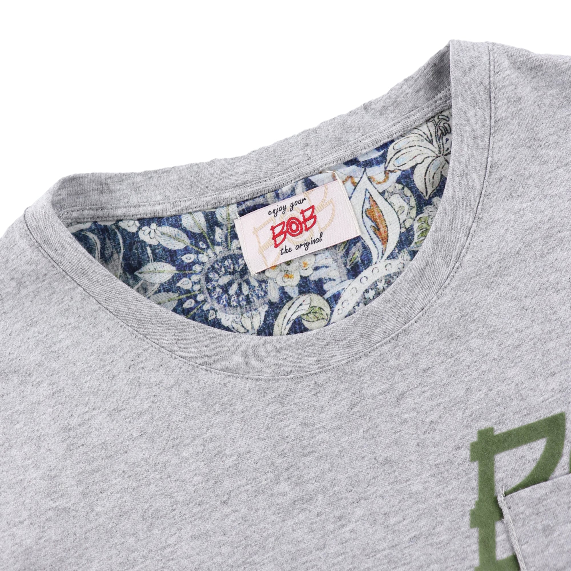 BOBロゴTシャツ / Col:MILITARE