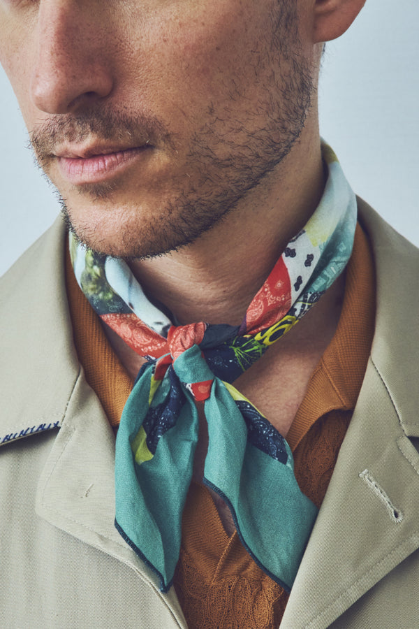 ネッカチーフ / UNICA VR355 ダークグリーン系