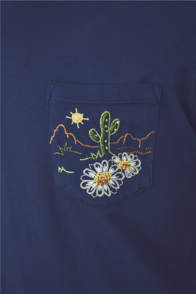 ハンドステッチTシャツ / Col:BIANCO