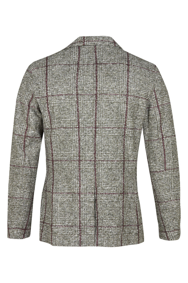 DOVER172 ポケッタブル ライトウールジャケット / Col:VAR1 カーキ系