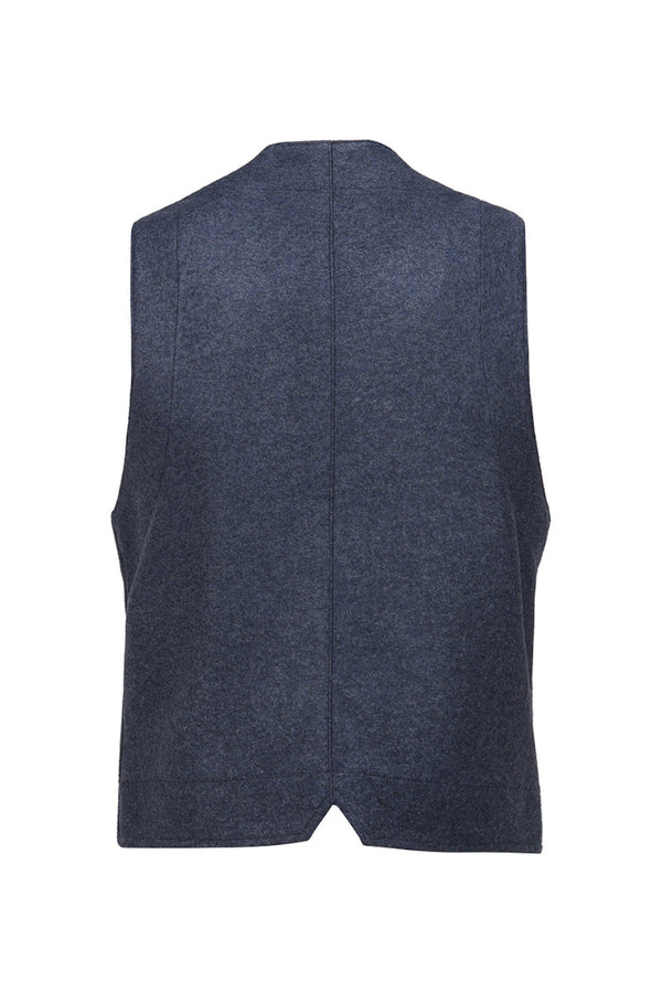 DRUG159 プレーンニットジレ / COL:PANNA ホワイト系