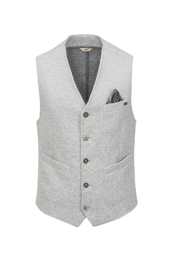 DRUG159 プレーンニットジレ / COL:PANNA ホワイト系