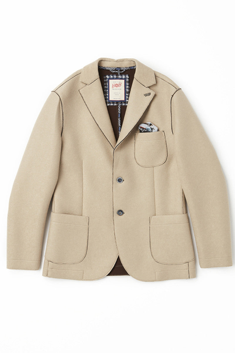 ボンディングジャケット / Col:MASTICE ベージュ系