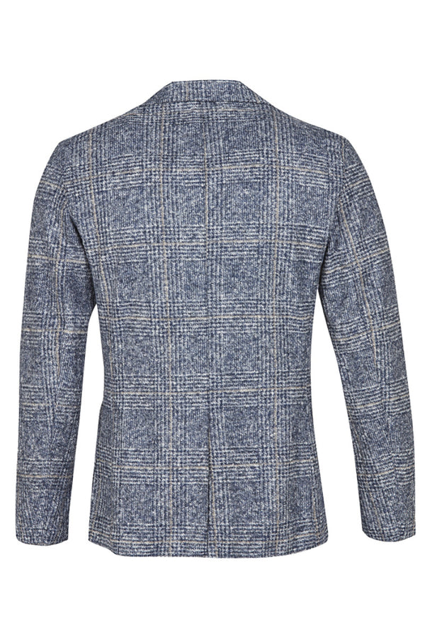 DOVER172 ポケッタブル ライトウールジャケット / Col:VAR3 ブルー系