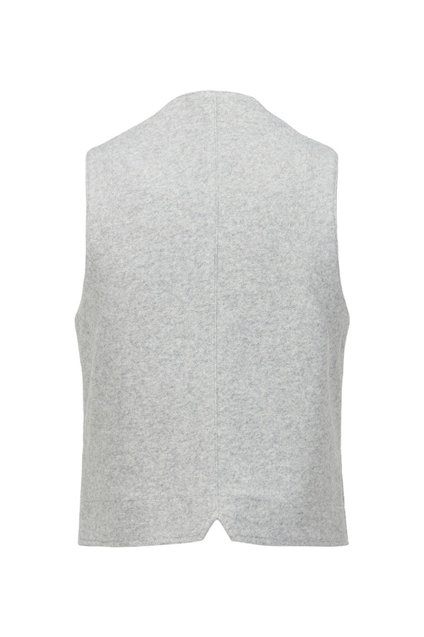 DRUG159 プレーンニットジレ / COL:PANNA ホワイト系