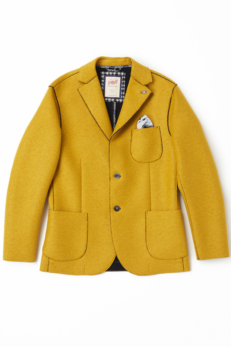 ボンディングジャケット  / Col:OCRA イエロー系