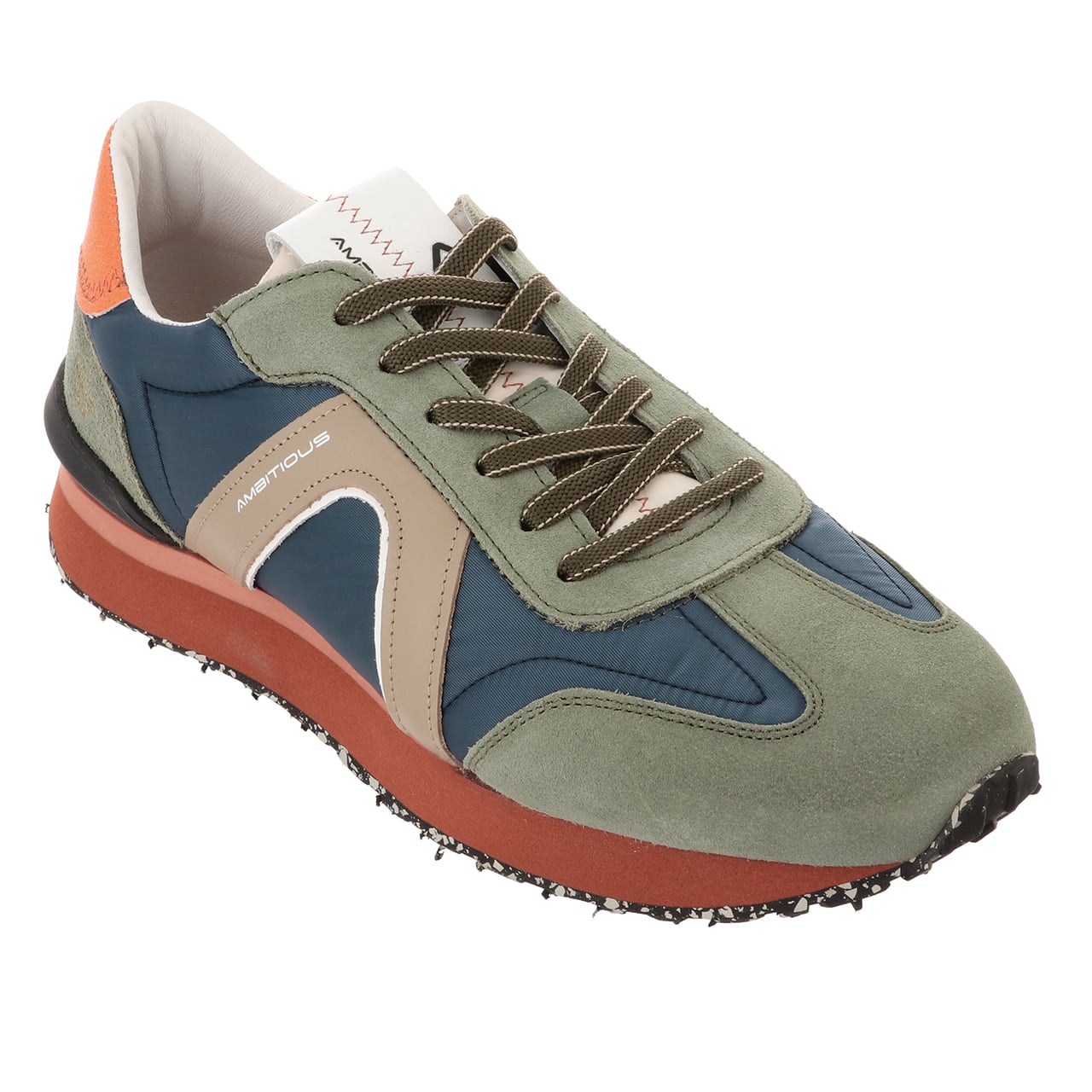 【Ambitious sneakers】RHOME / Col:GREEN×NAVY グリーン ネイビー