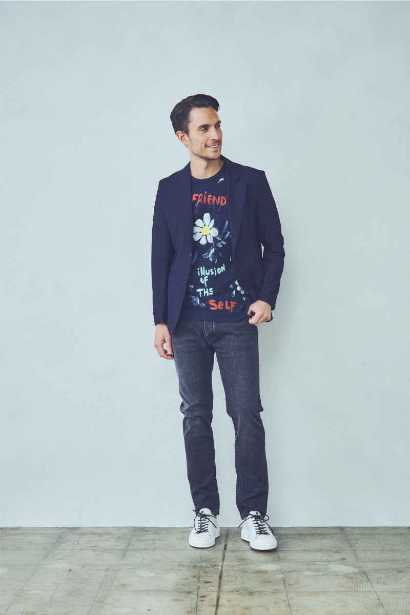 ポケッタブルハニカムメッシュ トラベルジャケット / Col:ACCIAIO グレー系