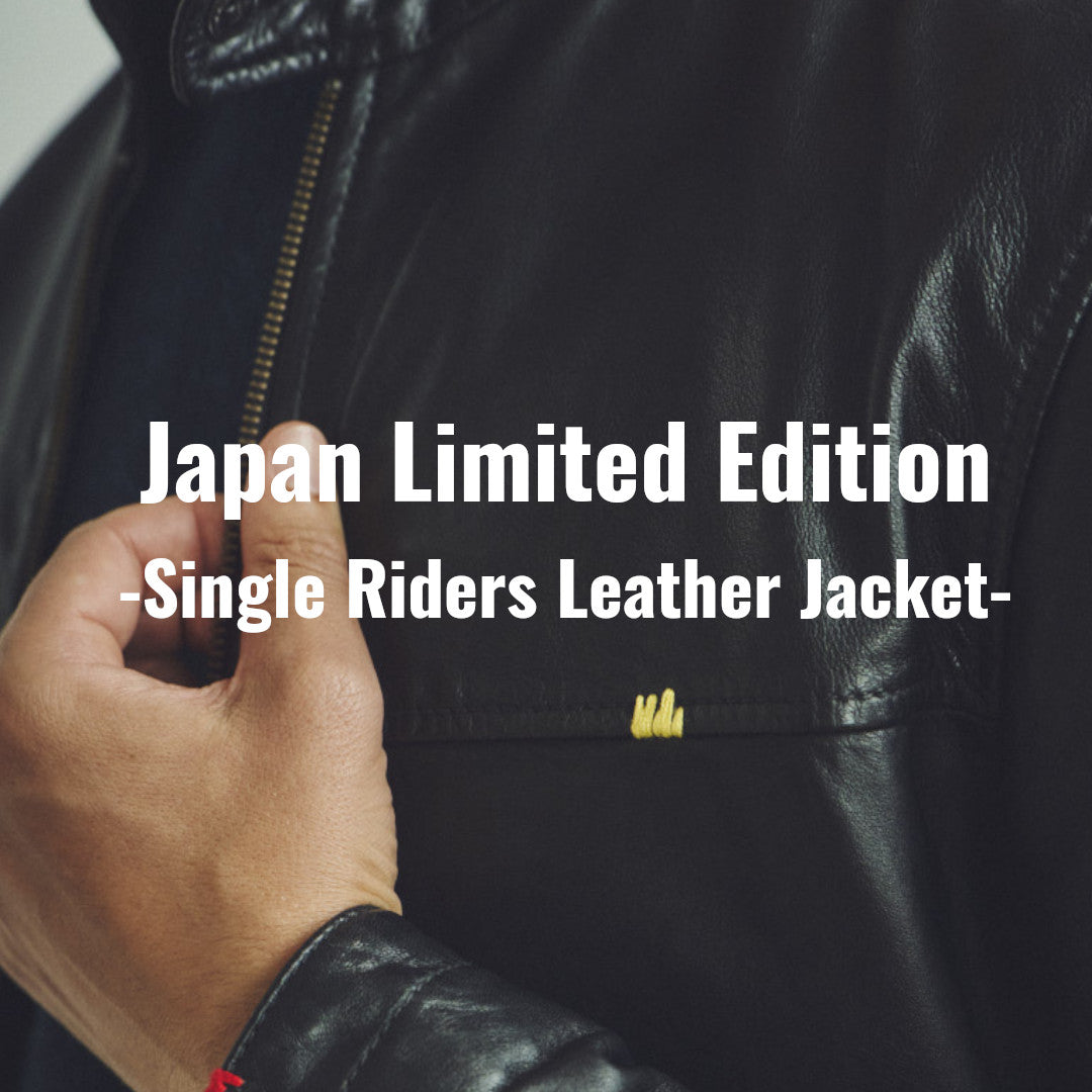 JAPAN LIMITED EDITION Single Riders Leather Jacket
