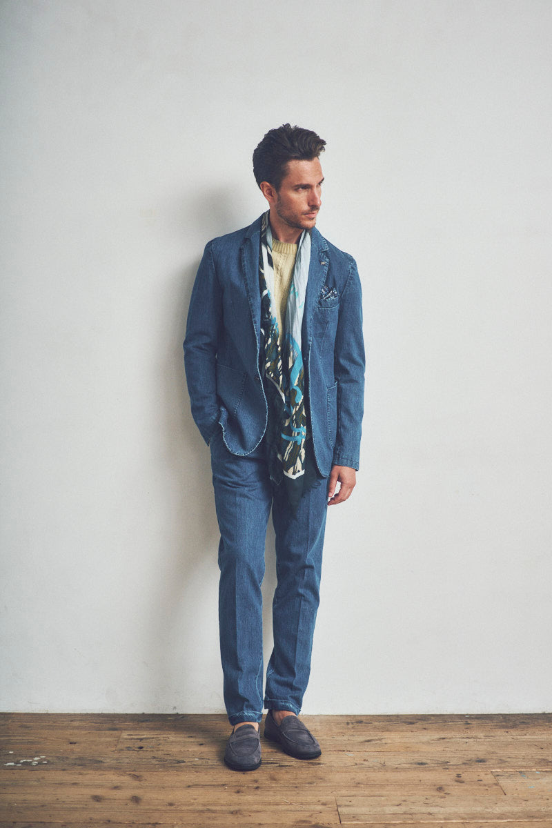 SUIT116 デニムスーツ / Col：JEANS