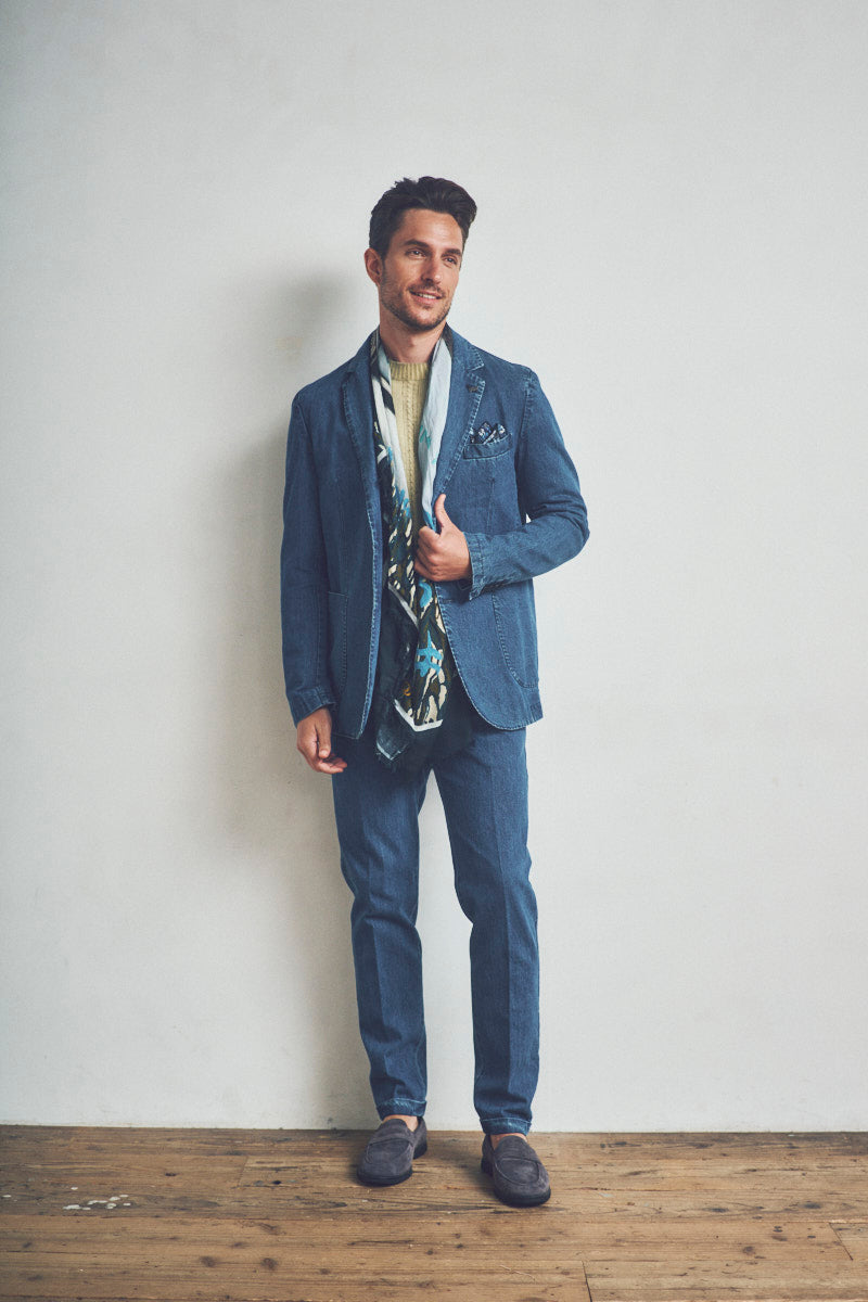 SUIT116 デニムスーツ / Col：JEANS