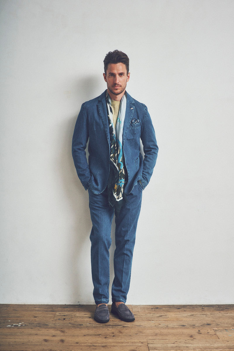 SUIT116 デニムスーツ / Col：JEANS