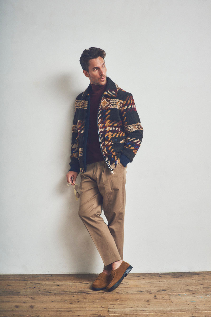 PIER146 ネイティブパターンボアジャケット / Col：VAR1 BOB JAPAN