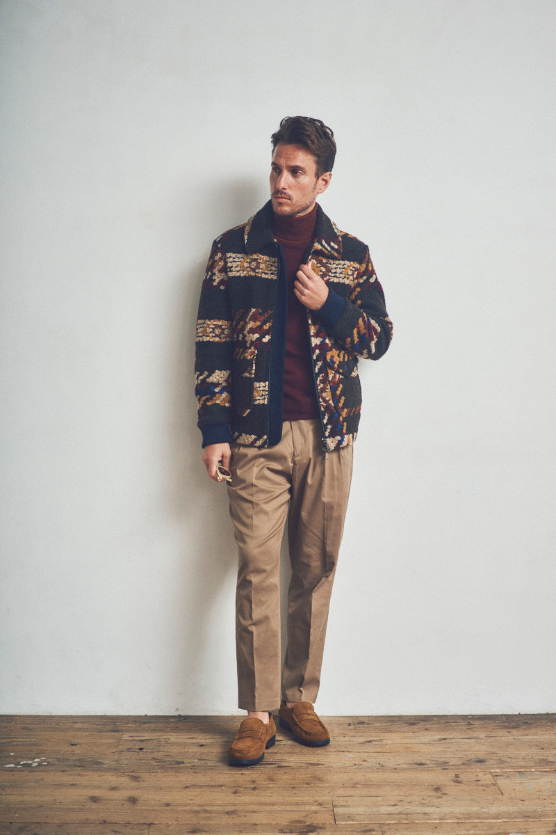 PIER146 ネイティブパターンボアジャケット / Col：VAR1 BOB JAPAN