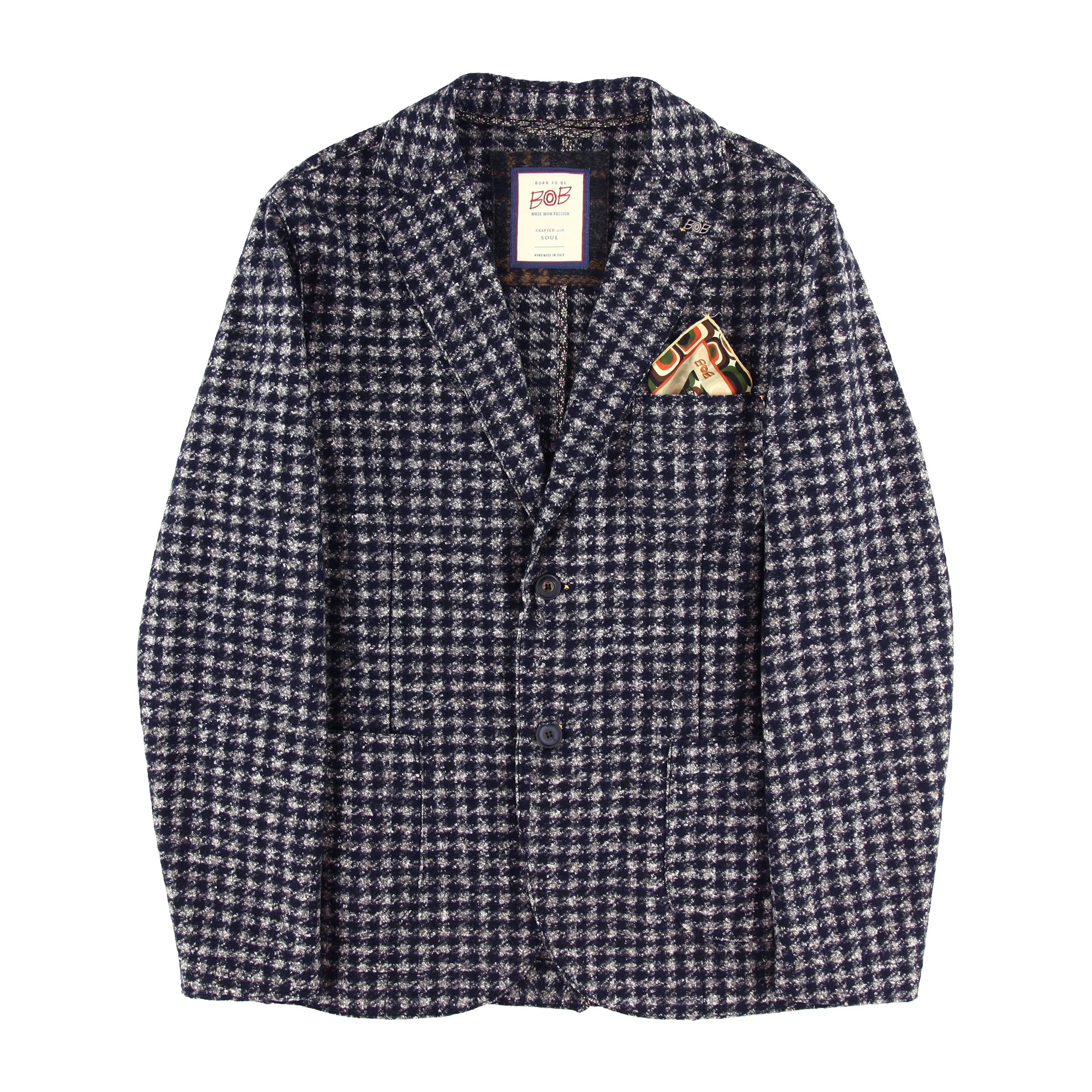 【24AW】Gingham Check Jacket 074741113 BOB HARL360JP / VAR2