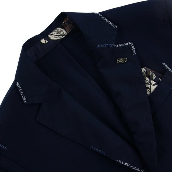 ハンドステッチスーツ / Col：BLU ネイビー