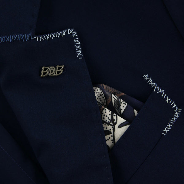 ハンドステッチスーツ / Col：BLU ネイビー