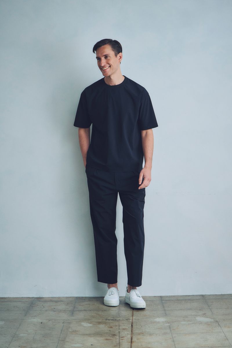 J-11 日本別注 "mateReco" モディファイド・テックTEE / NERO ブラック